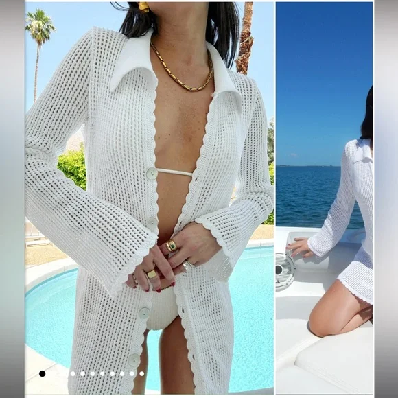 Show Me Your MuMu White Swim Coverup - Picture 3 of 6